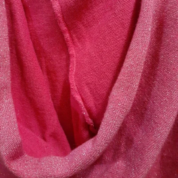 Quacker Factory Metalic Pink Hoodie Set - Picture 6 of 7